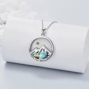 New “your faith can move mountains” necklace